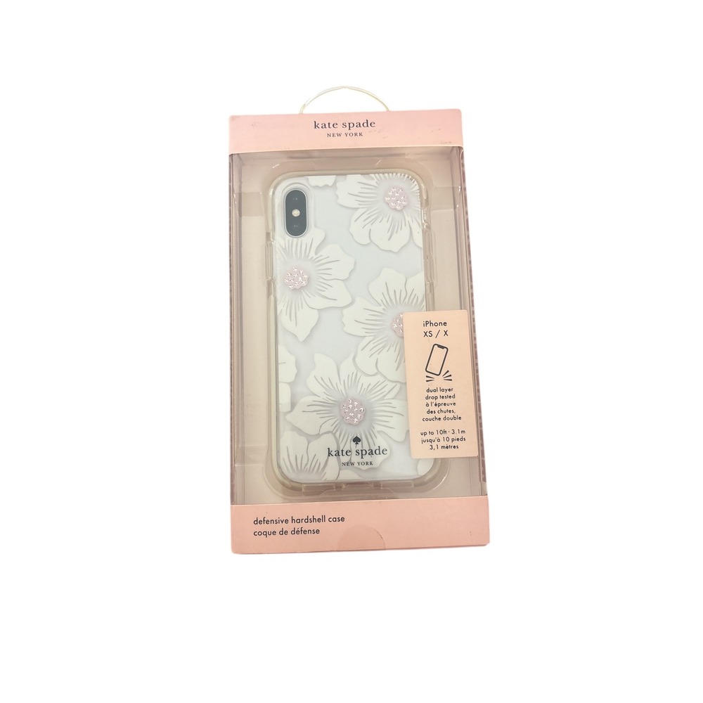 Kate Spade Defensive Hardshell Case‎ for iPhone XS/X Floral Stocking Stuffer